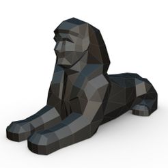 1.jpg Archivo STL esfinge egipcia・Modelo de impresora 3D para descargar