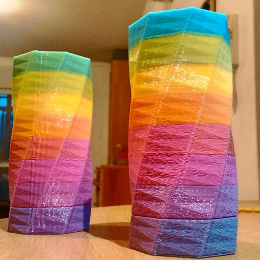 Color Vase 3D model preview