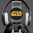 Controller-and-Headset-Stand-Star-Wars-01.png 19-in-1 Logo Bundle for Dual Controller and Headset Stand