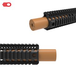supressor 1.jpg Archivo STL Airsoft - Supresor 1・Objeto para impresora 3D para descargar