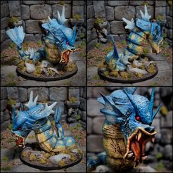 InCollage_20230630_154932086.jpg 3D-Datei Kampfnarbiges Gyarados・Design für 3D-Drucker zum herunterladen