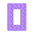 switch-plate-single-jali.stl Jali Light Switch Plate - Single Gang Cover
