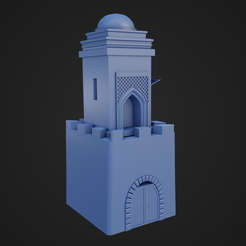 Persia-House3_1.png Файл STL Старый персидский глинобитный дом №3・Шаблон для 3D-печати для загрузки