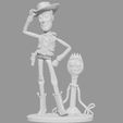 0.jpg WOODY TOY STORY PIXAR DISNEY CHARACTER STATUE 3D PRINT