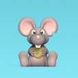 Cod163-Mouse-Heart-Cheese-1.png 3D file Mouse Heart Cheese・3D printable model to download