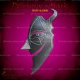 4.jpg Demiurge Mask Cosplay Overlord - STL File 3D print model