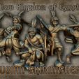 Nubian-Skirmishers.jpg New Kingdom of Egypt Army Pack (+40 models). 15mm and 28mm pressupported STL files.