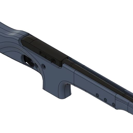 Planet Of The Apes Scout Rifle - Ruger 10/22 Chassis 3D model