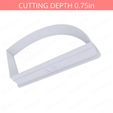 1-3_Of_Pie~3.75in-cookiecutter-only2.png Slice (1∕3) of Pie Cookie Cutter 3.75in / 9.5cm