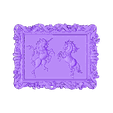 Two.stl Unicorn and Horse