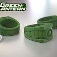 RingRender1_display_large.jpg Archivo STL gratis Anillo de Linterna Verde・Diseño por impresión en 3D para descargar