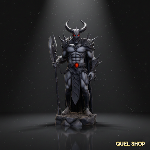 Dark Demon Lord Statue STL