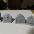 20190622_131415.jpg Free STL file Detailed Grave stones for Minature bases and scenery・3D print object to download