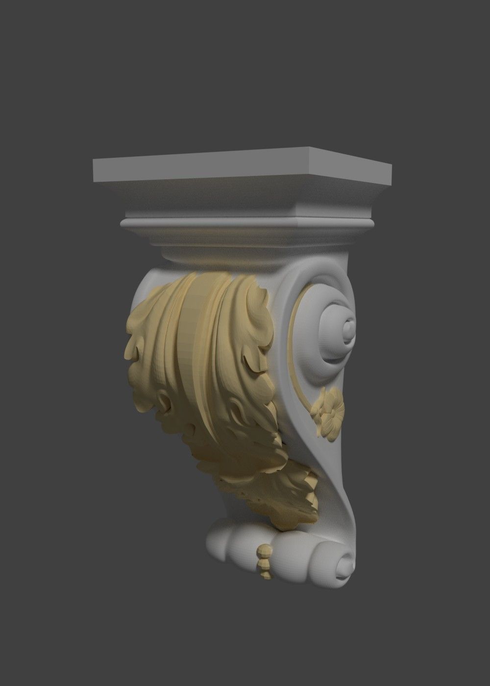 moldura decoracion escayola.jpg Download STL file Baroque plaster moulding • 3D printing object, javherre