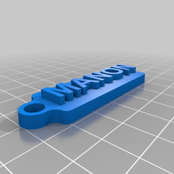 manon.png Free 3D file Porte clé prénom Manon・3D printable model to download
