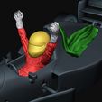 Clip_2.jpg F1 DRIVER IN CABIN WITH FLAG, CHAMPION CAR 90' HANDS UP