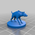 Hyena.png Misc. Creatures for Tabletop Gaming Collection