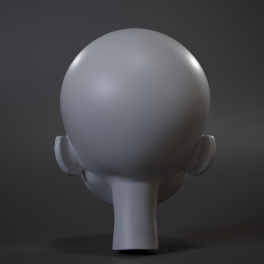 Untitled_Viewport_018.png Base Mesh - Head - Anime Female / SURPRISE GIFT