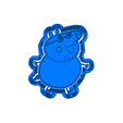 model.png Peppa pig  (5)   CUTTER AND STAMP, COOKIE CUTTER, FORM STAMP, COOKIE CUTTER, FORM