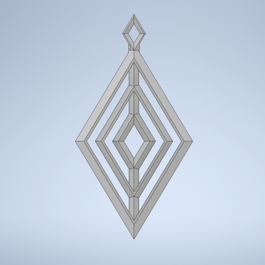 Rhombus Necklace 3D model