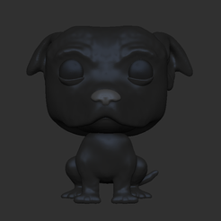 Perro.png OBJ file Funko Dog・3D printing idea to download