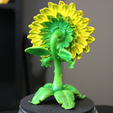 Capture d’écran 2017-06-15 à 19.08.53.png Archivo STL gratis Girasol (plantas vs zombies)・Modelo para descargar y imprimir en 3D, ChaosCoreTech