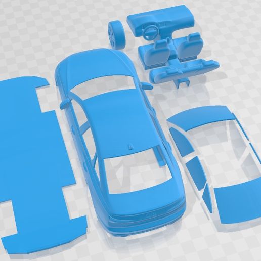 Audi-S6-2020-Cristales-Separados-4.jpg 3D file Audi S6 2020 Printable Car・Model to download and 3D print, hora80