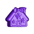 姜饼屋圣诞房子.stl Gingerbread Christmas House