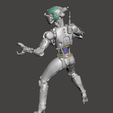 Cyborg_Girl_2.png Fichier OBJ gratuit Fille robot・Modèle à télécharger et à imprimer en 3D, mizke