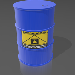 213.png Steel Drum 200lts for dioramas