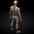 011.jpg Action Figure 3D Printing, male Movable body Action Figure Toy Model Draw Mannequin
