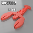 qjwjs2.png FLEXIBLE LOBSTER, ARTICULATING print (2 in 1)