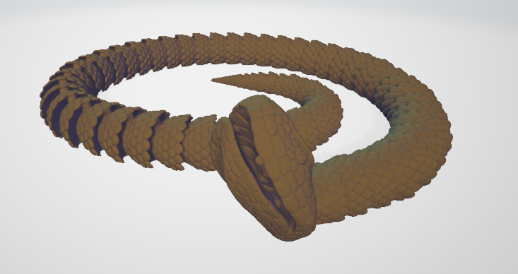 Biting_Snake_V1_2.png Archivo STL Serpiente que muerde・Modelo de impresión 3D para descargar, Boby_Green