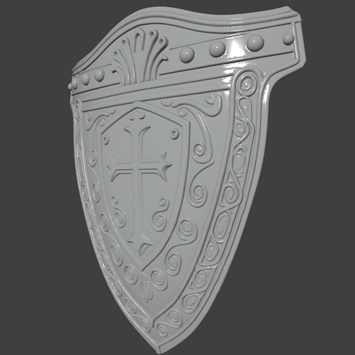 🛡️ Templar Shield・ STL File for 3D printing・Cults