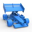 75.jpg Diecast Supermodified front engine Winged race car V2 Scale 1:25