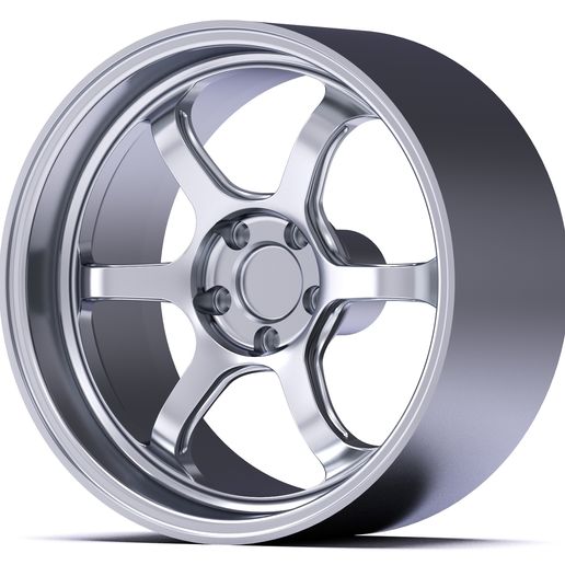 Yokohama Advan R6 Wheels 1-24 Scale 3D print model