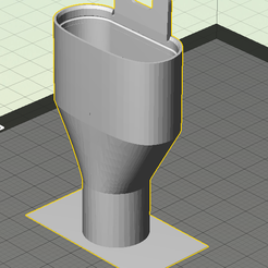easybreath-covid.png Free STL file Easybreath single output adapter - covid19 - fast print - no support material・3D printable object to download