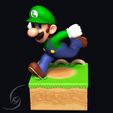 9.jpg Luigi STL 3D print figure