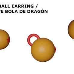 STL file POTARA EARRINGS - DRAGONBALL Z 💍・3D print object to download・Cults