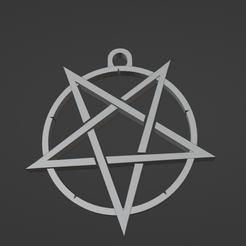 saatan-ornament.png Free STL file Satanic ornament " pentagram "・3D printable object to download