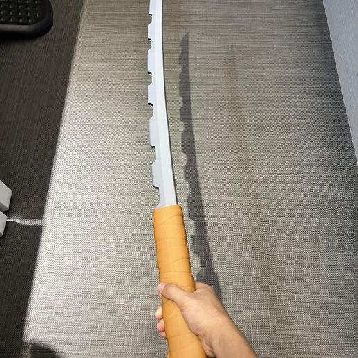 ZUSAMMENBRECHENDES KATANA - INOSUKE - DÄMONENTÖTER - (PRINT IN PLACE + MONTAGEVERSION)