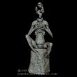 Front.jpg Artist Block - Demon Ghost Creature Figurine