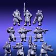 !all.jpg Scandalously Huge Postapocalypse Scavenger Force Builder! (10 minis - 256 bits)