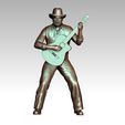 423432.jpg guitar player 3D print model