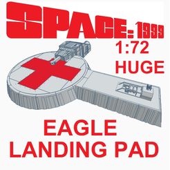 Pic01.jpg Fichier 3D La plate-forme d'atterrissage de Space 1999・Design pour impression 3D à télécharger