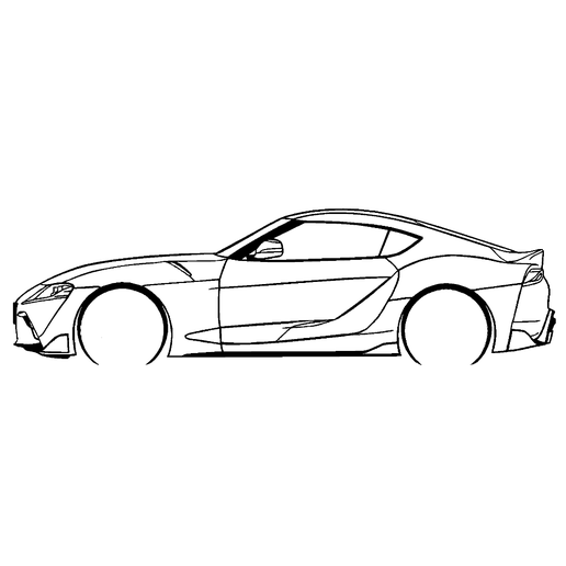 Toyota Supra MK5 3D model