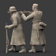 1.2331.jpg German Soldiers in a coat with mg 38 and 98k mauser rifel