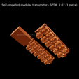 Self-propelled modular transporter - SPTM 1:87 (1 piece) Self-propelled modular transporter - SPTM 1:87 (1 piece)