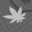 Weed.png Weed key chain