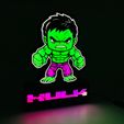 IMG_6404.jpg Hulk led lamp bambu files